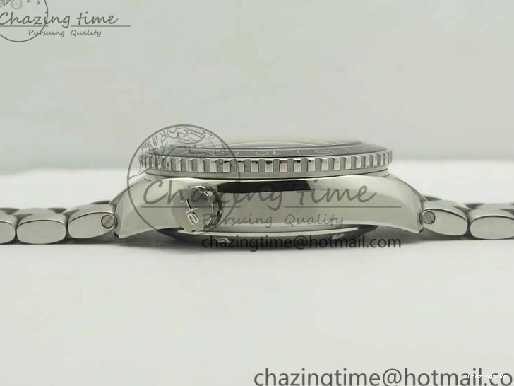 0312 Chic Planet Ocean 600M Co-Axial GMT 43.5mm VSF 1:1 Best Edition Black Dial Silver Markers on SS Bracelet A8605 Super Clone 8025